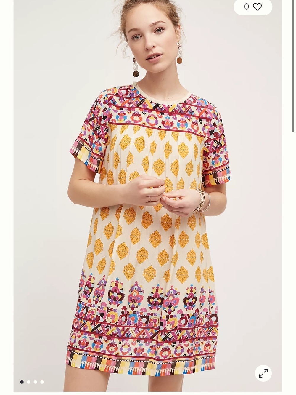 Anthropologie Tanvi Kedia Caltha Swing Dress